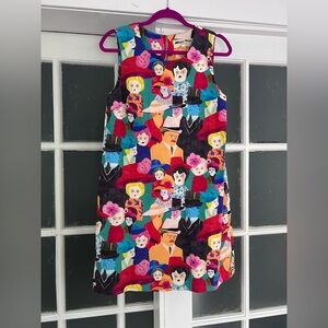 SOLD Gorman Multicolor Artistic Print Dress